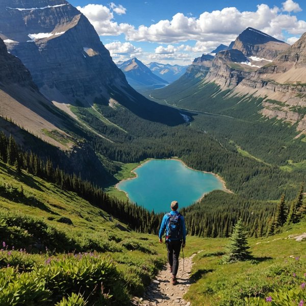 Quels sont les meilleurs itinéraires pour une randonnée dans le parc national des glaciers, Canada?