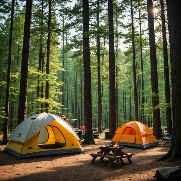 Quels sont les équipements indispensables pour un camping en région de forêts de chênes?